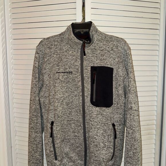 Free Country Gray Jacket with Black Accents - Picture 1 of 11